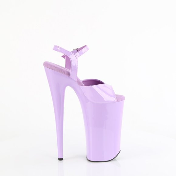 Pleaser Beyond 009 Lavender Platform High Heel Sandals - Picture 2 of 5
